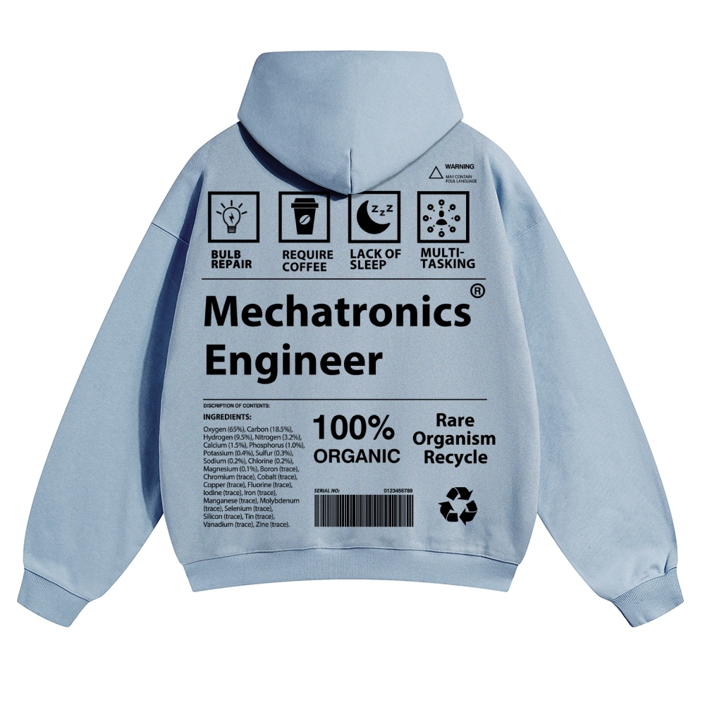Mechatronics Engineer Unisex Casual Prints Hoodie