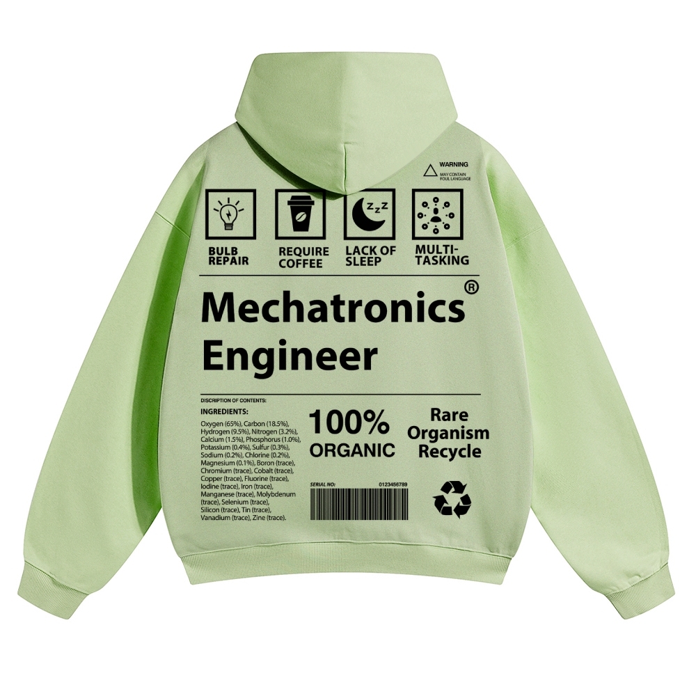 Mechatronics Engineer Unisex Casual Prints Hoodie