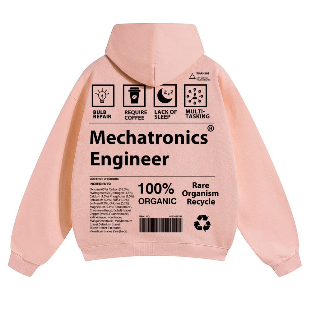 Mechatronics Engineer Unisex Casual Prints Hoodie