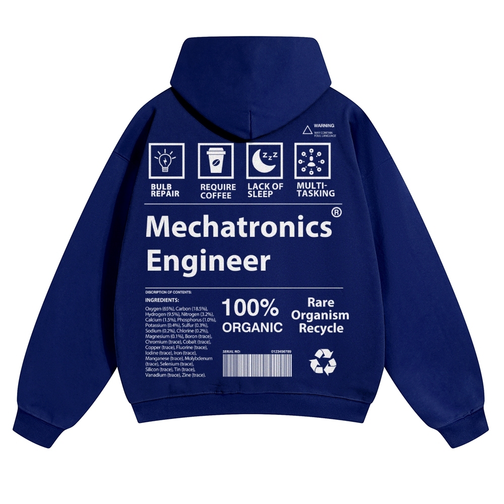 Mechatronics Engineer Unisex Casual Prints Hoodie
