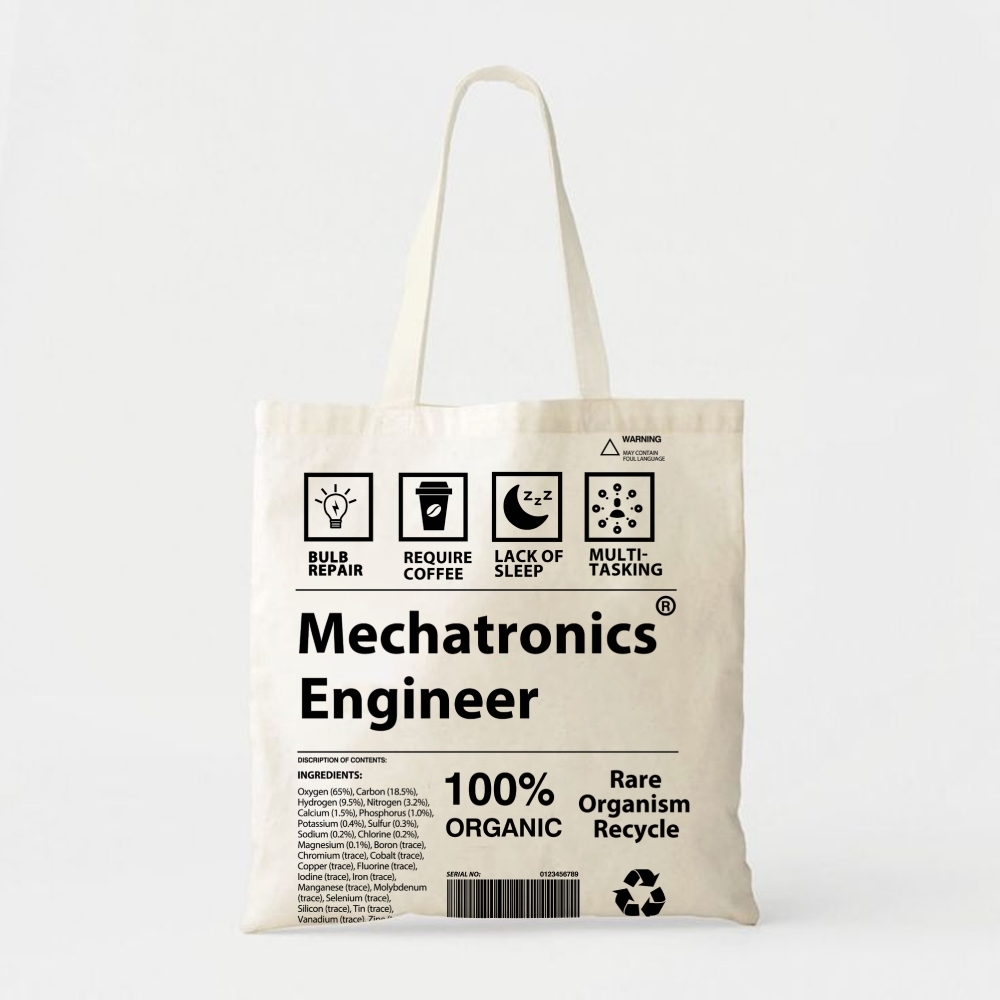 Mechatronics Engineer Tote Bag