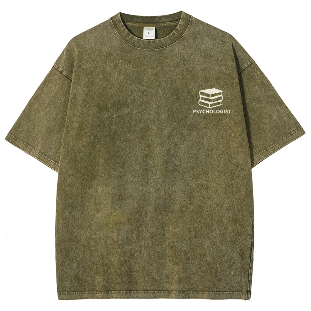 Psychologist Unisex Fit Washed T-Shirt