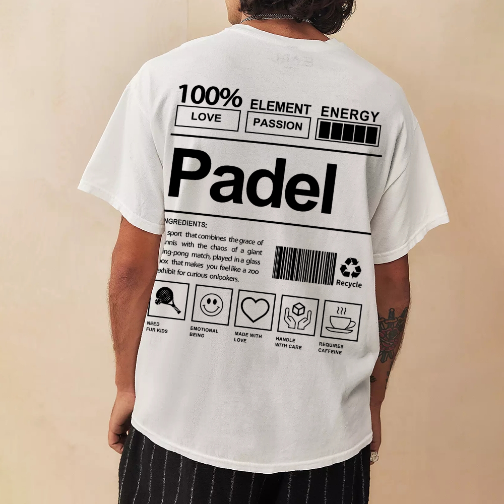 Padel Unisex Cotton T-Shirt