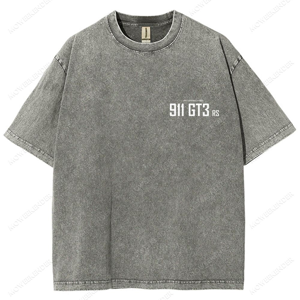 Racing Cars Poster Unisex Fit Washed T-Shirt