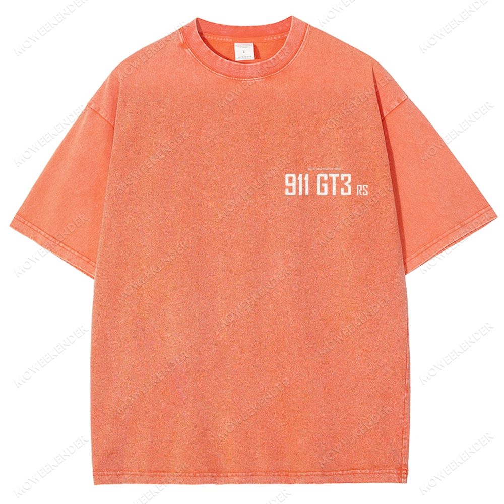 Racing Cars Poster Unisex Fit Washed T-Shirt