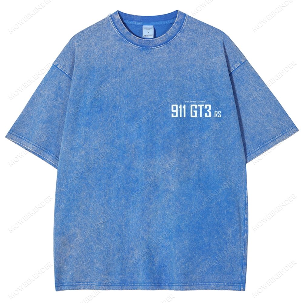 Racing Cars Poster Unisex Fit Washed T-Shirt