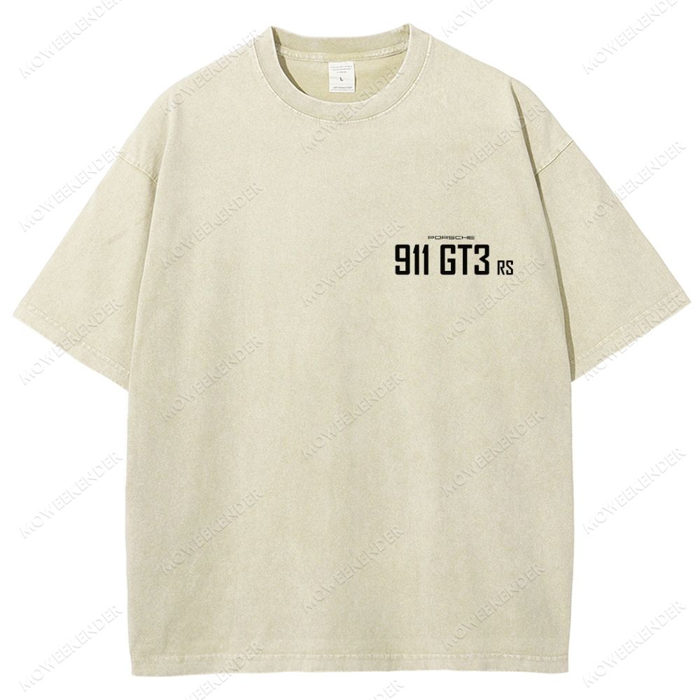 Racing Cars Poster Unisex Fit Washed T-Shirt