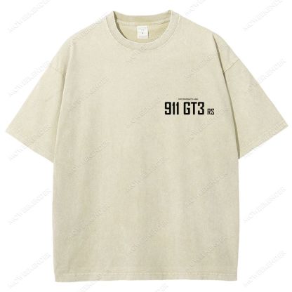 Racing Cars Poster Unisex Fit Washed T-Shirt