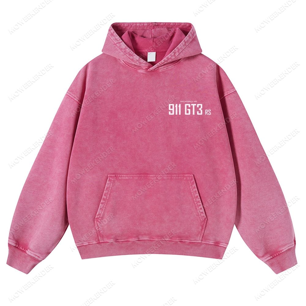 Racing Cars Poster Unisex Fit Vintage Washed Hoodie