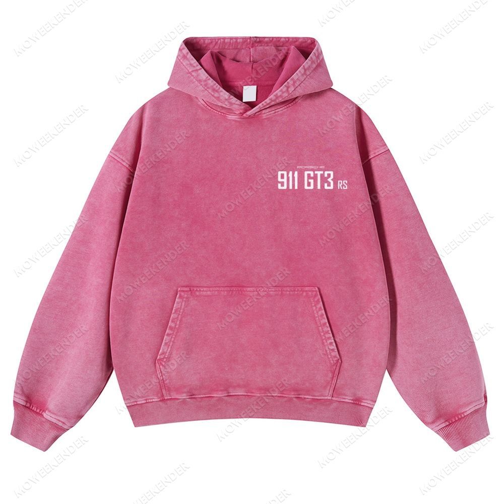 Racing Cars Poster Unisex Fit Vintage Washed Hoodie