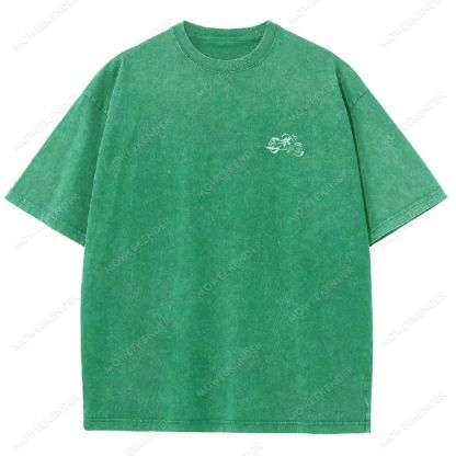 Motorcyclist Unisex Fit Washed T-Shirt