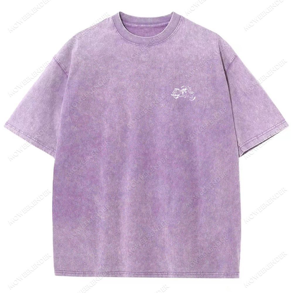 Motorcyclist Unisex Fit Washed T-Shirt