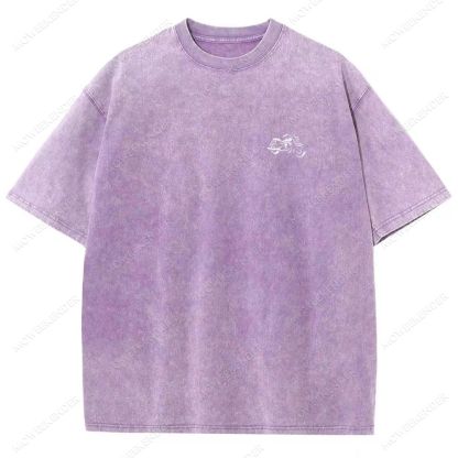 Motorcyclist Unisex Fit Washed T-Shirt