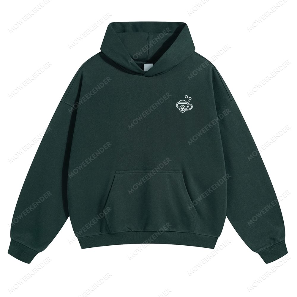 Diver QR Code Custom Unisex pure cotton sweatshirt