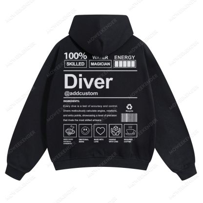 Diver Custom Unisex pure cotton sweatshirt