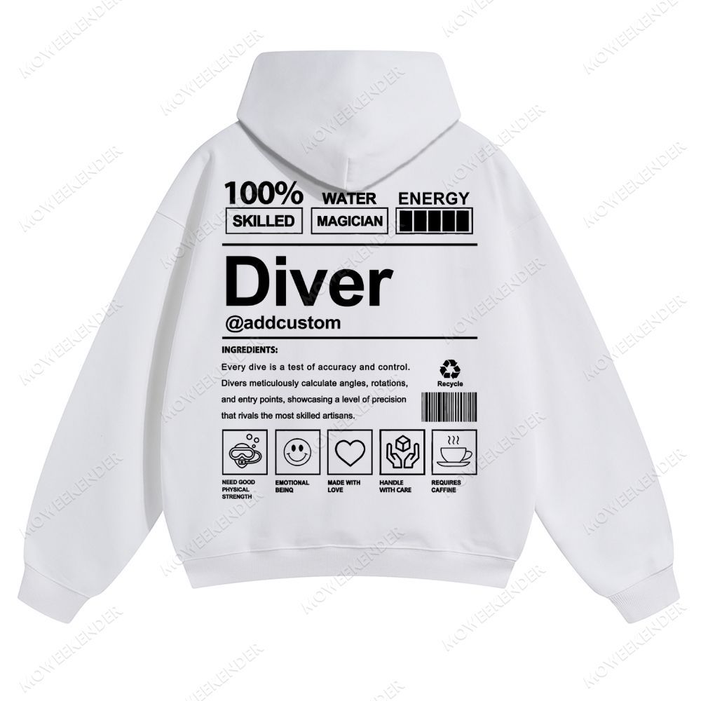Diver Custom Unisex pure cotton sweatshirt