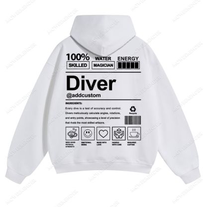 Diver Custom Unisex pure cotton sweatshirt