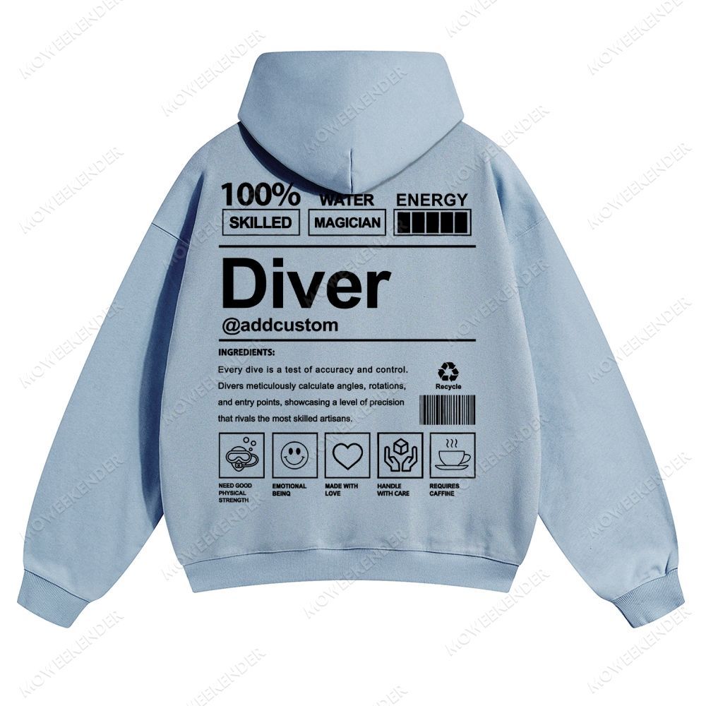 Diver Custom Unisex pure cotton sweatshirt