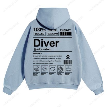 Diver Custom Unisex pure cotton sweatshirt