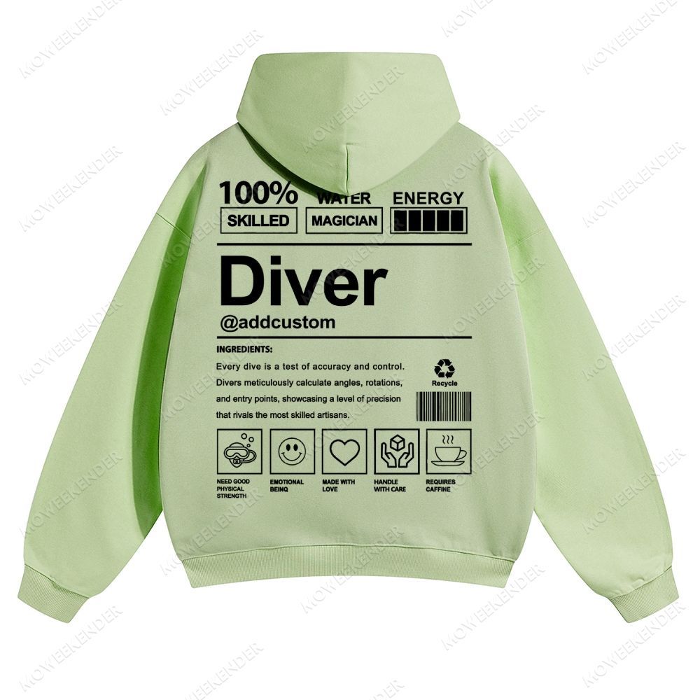 Diver Custom Unisex pure cotton sweatshirt