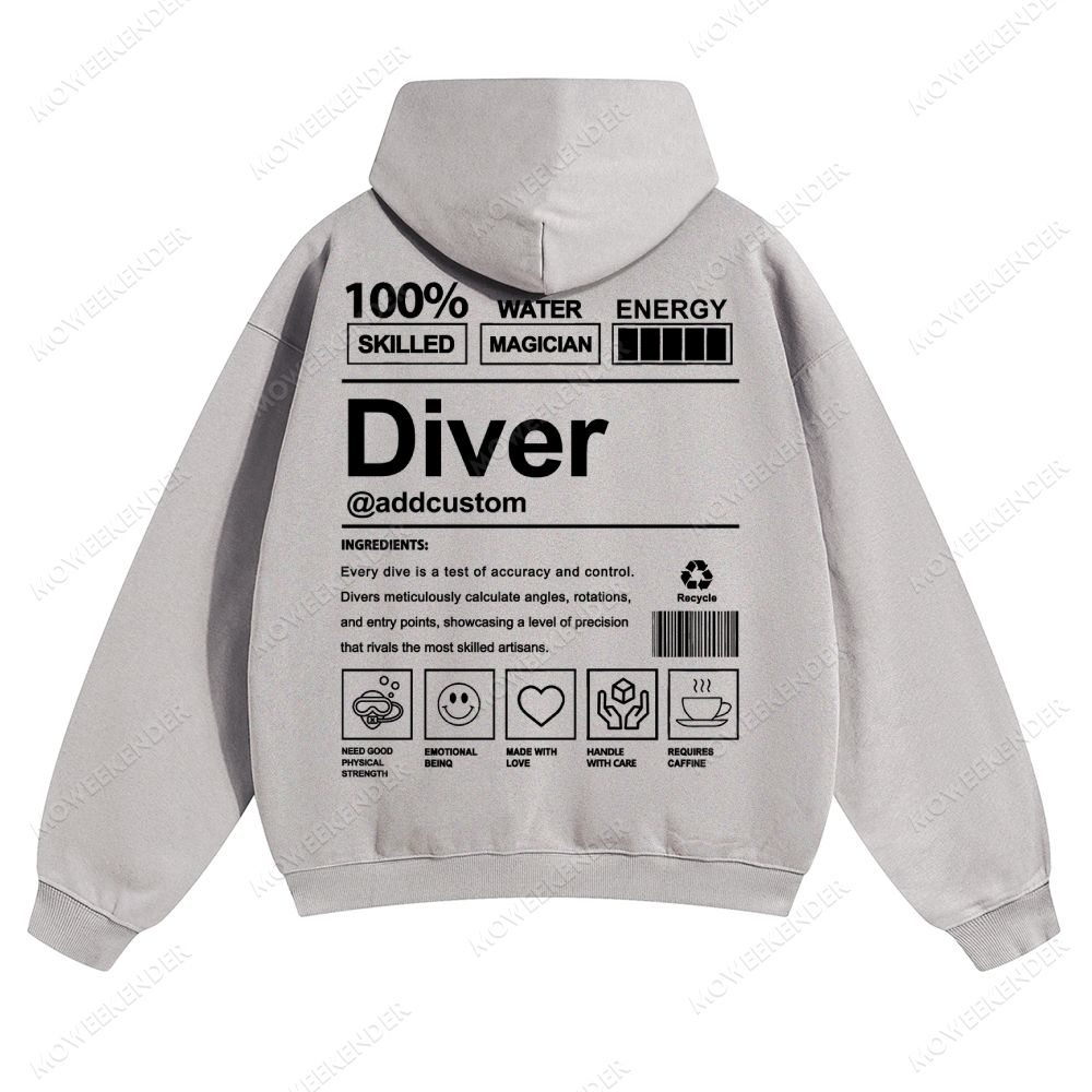 Diver Custom Unisex pure cotton sweatshirt