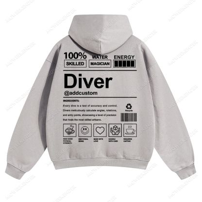 Diver Custom Unisex pure cotton sweatshirt