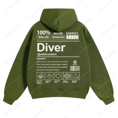 Diver Custom Unisex pure cotton sweatshirt