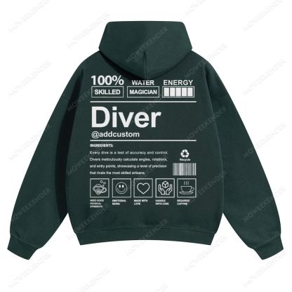 Diver Custom Unisex pure cotton sweatshirt
