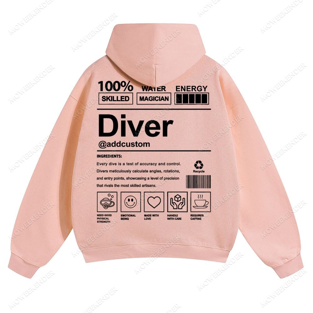 Diver Custom Unisex pure cotton sweatshirt
