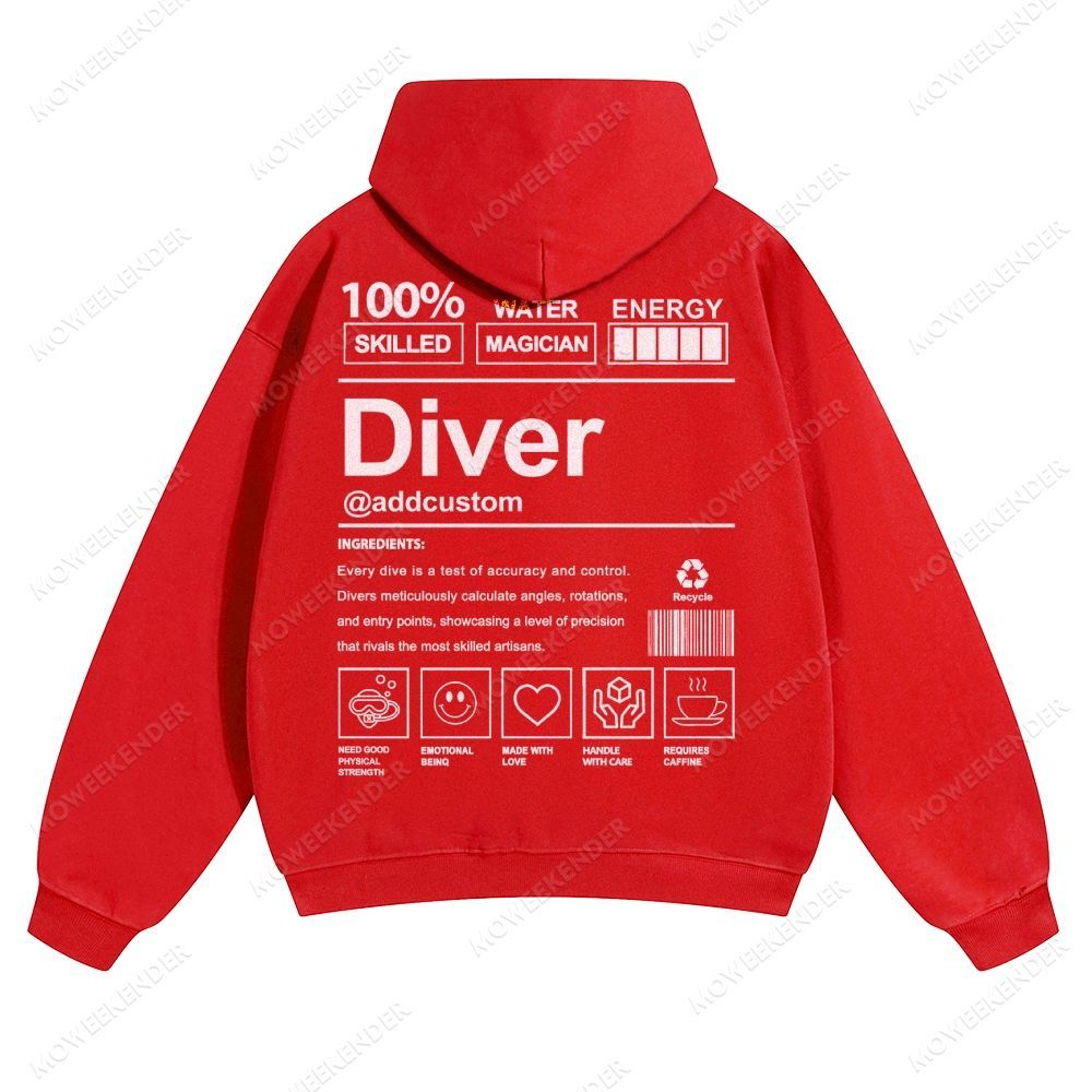 Diver Custom Unisex pure cotton sweatshirt