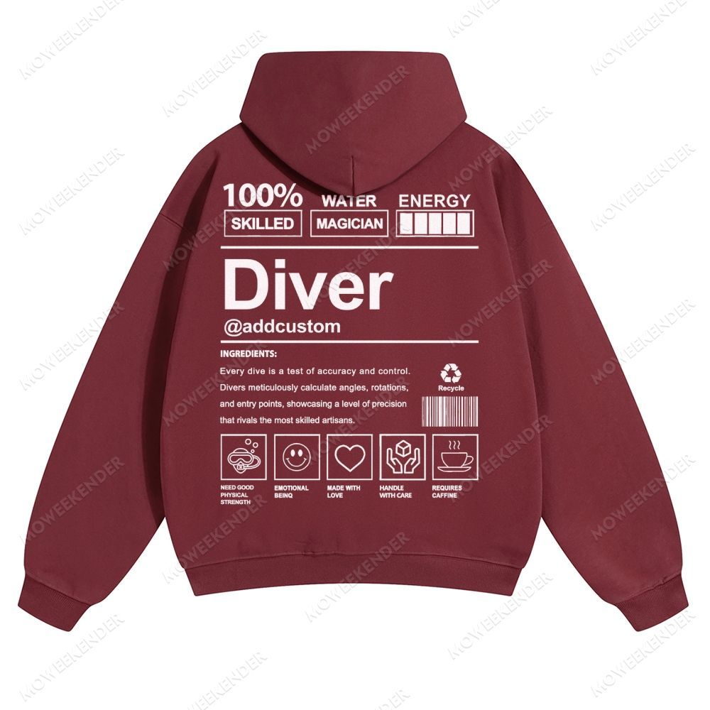 Diver Custom Unisex pure cotton sweatshirt