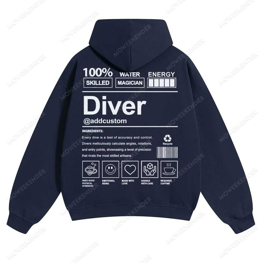 Diver Custom Unisex pure cotton sweatshirt