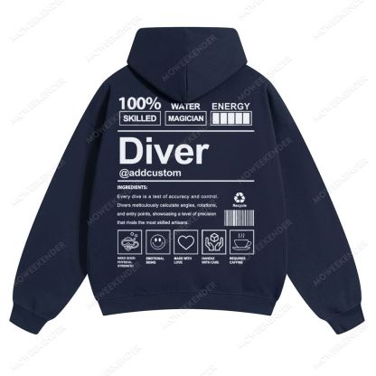 Diver Custom Unisex pure cotton sweatshirt