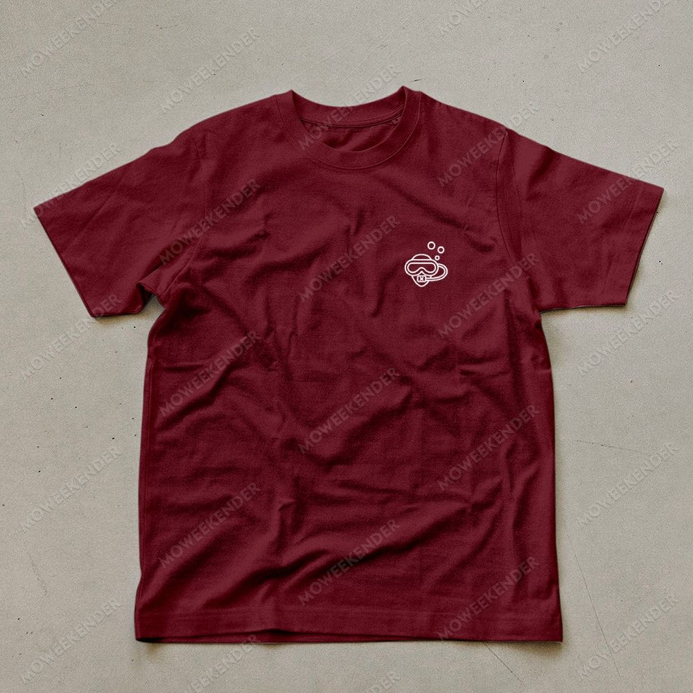 Diver QR Code Custom Unisex Cotton T-Shirt