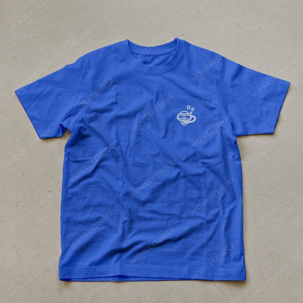 Diver QR Code Custom Unisex Cotton T-Shirt