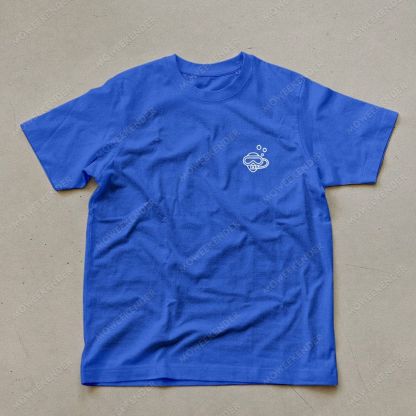 Diver QR Code Custom Unisex Cotton T-Shirt