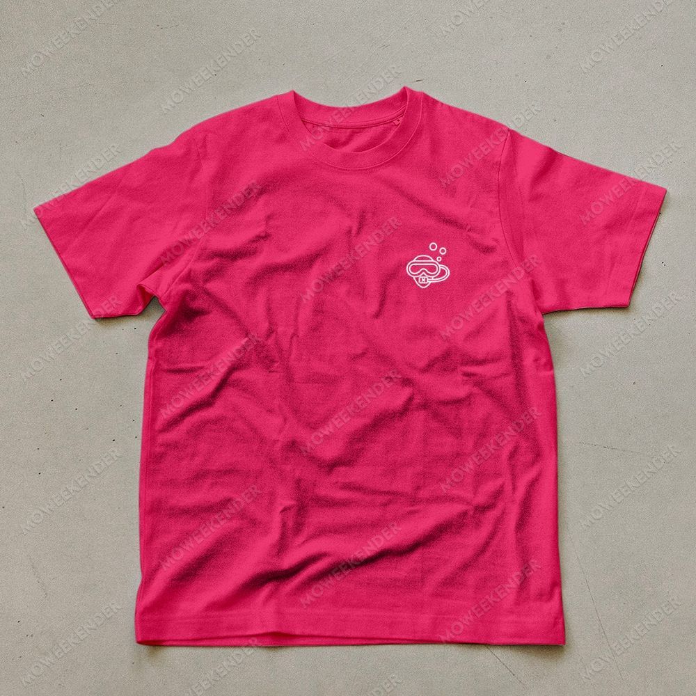 Diver QR Code Custom Unisex Cotton T-Shirt