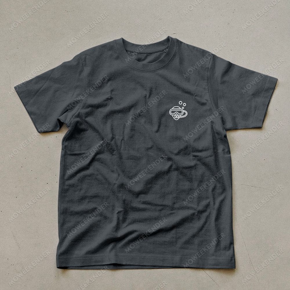 Diver QR Code Custom Unisex Cotton T-Shirt