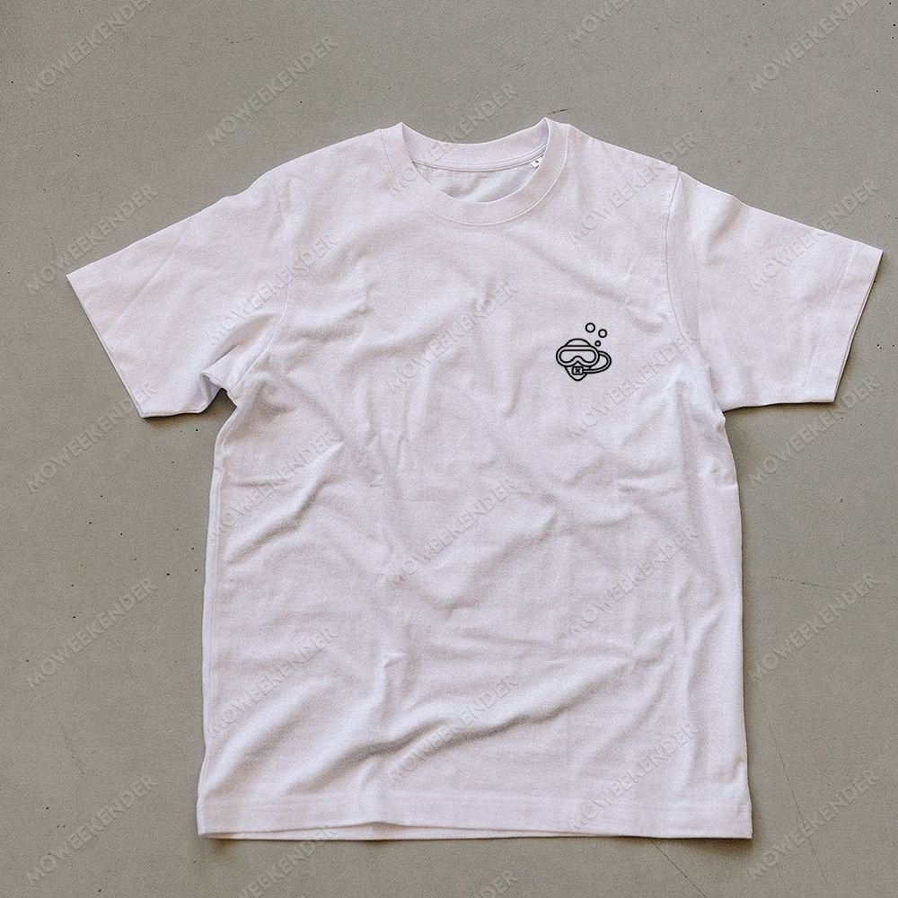 Diver QR Code Custom Unisex Cotton T-Shirt