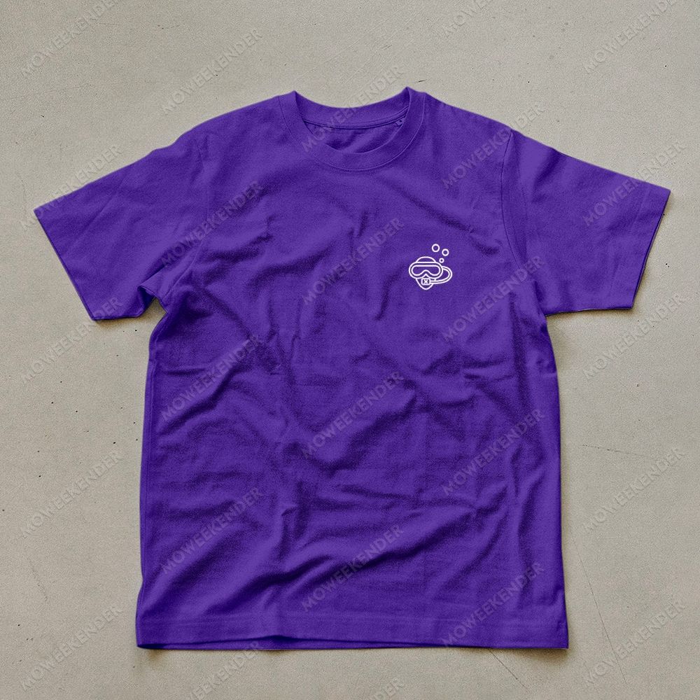 Diver QR Code Custom Unisex Cotton T-Shirt