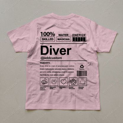 Diver Custom Unisex Cotton T-Shirt