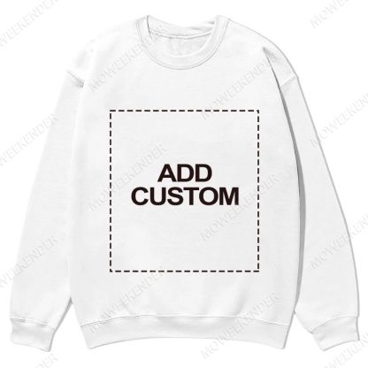 Double-Sided Custom Sweatshirt – Front & Back Prints