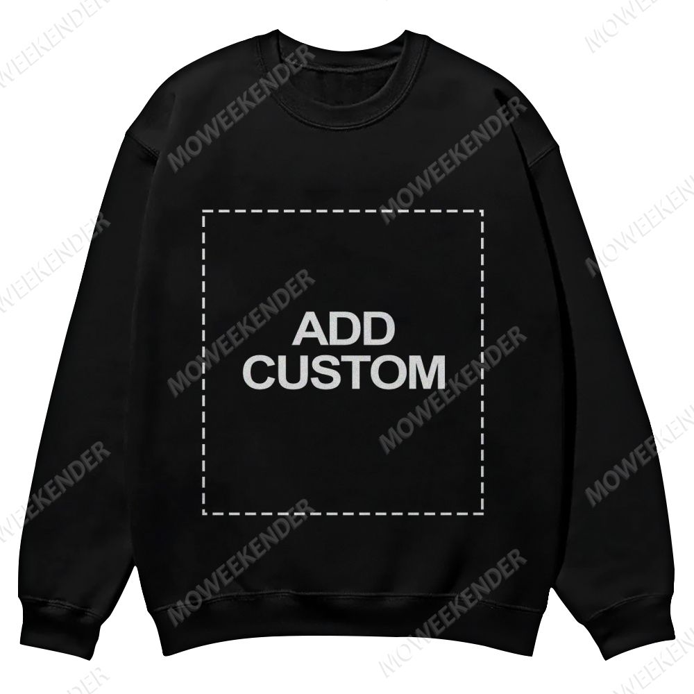 Double-Sided Custom Sweatshirt – Front & Back Prints
