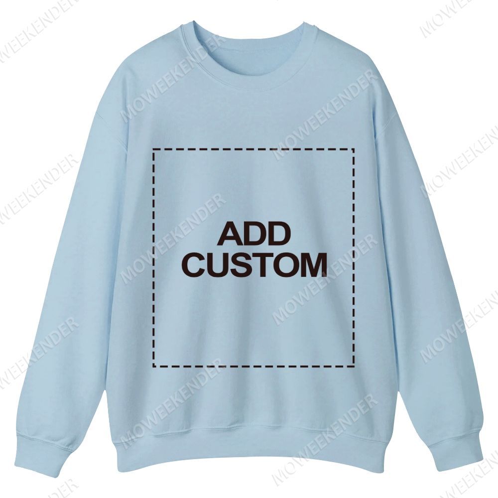 Double-Sided Custom Sweatshirt – Front & Back Prints