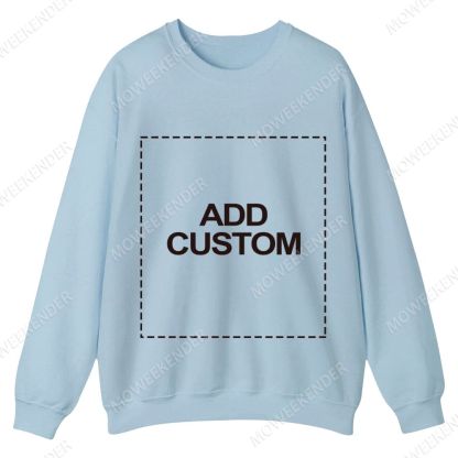 Double-Sided Custom Sweatshirt – Front & Back Prints