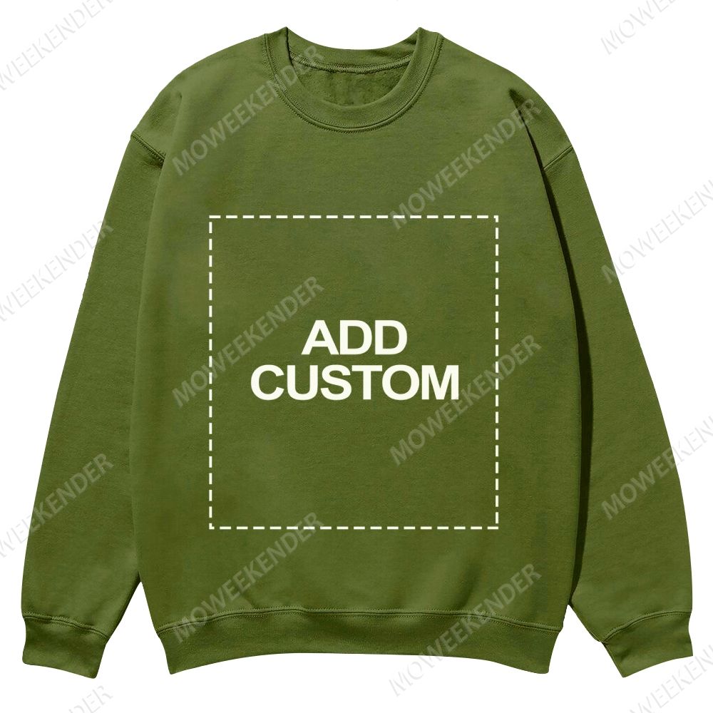 Double-Sided Custom Sweatshirt – Front & Back Prints