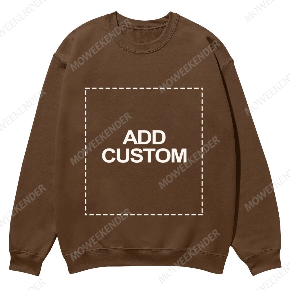 Double-Sided Custom Sweatshirt – Front & Back Prints