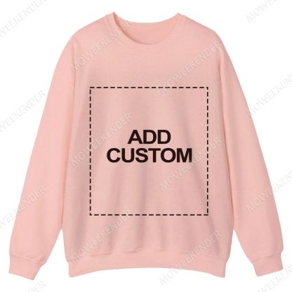 Double-Sided Custom Sweatshirt – Front & Back Prints