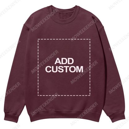Double-Sided Custom Sweatshirt – Front & Back Prints