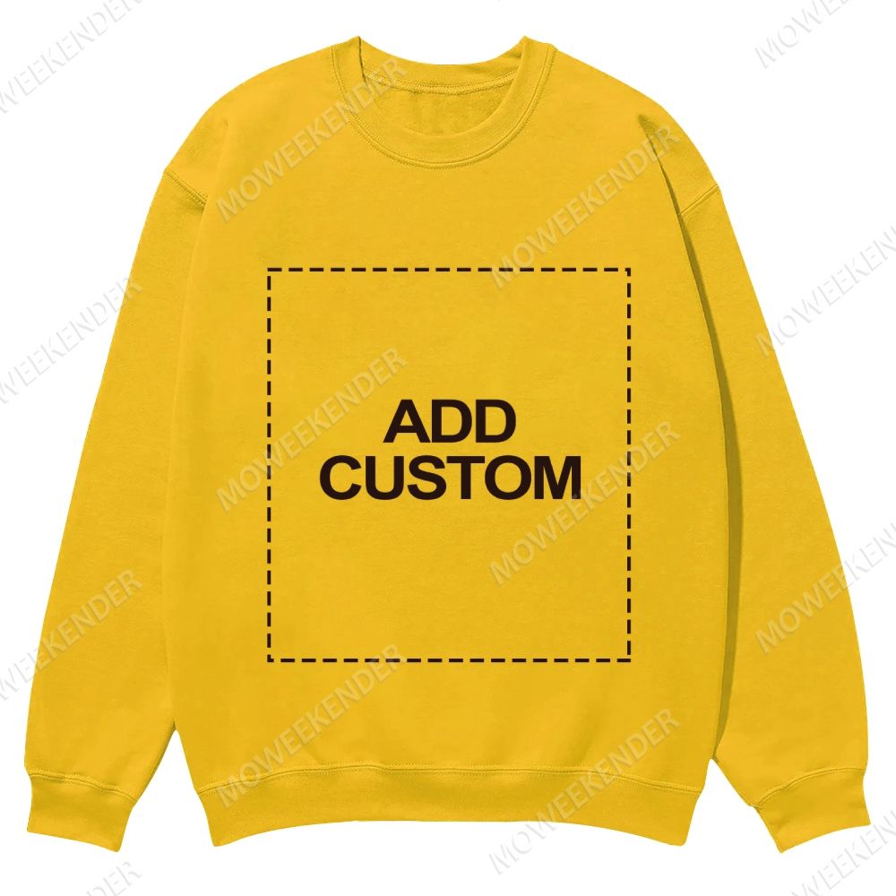 Double-Sided Custom Sweatshirt – Front & Back Prints